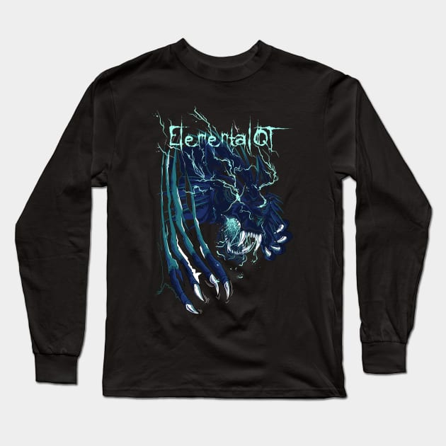 Elemental Wolf Long Sleeve T-Shirt by ElementalQT